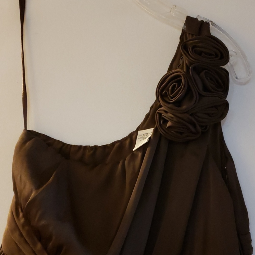One shoulder cocktail dress